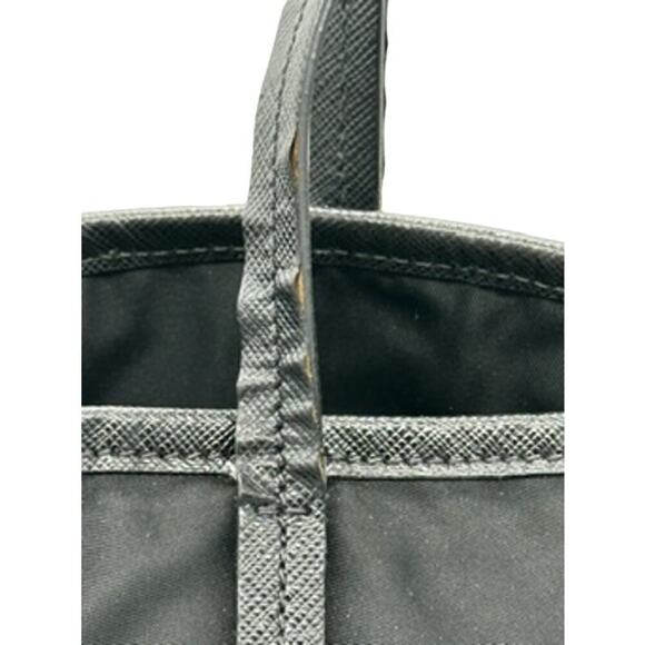 Prada Cahier Nylon Trompe L’oeil Tote*Awesome vintage tote*Mixed media velvet - Picture 10 of 16